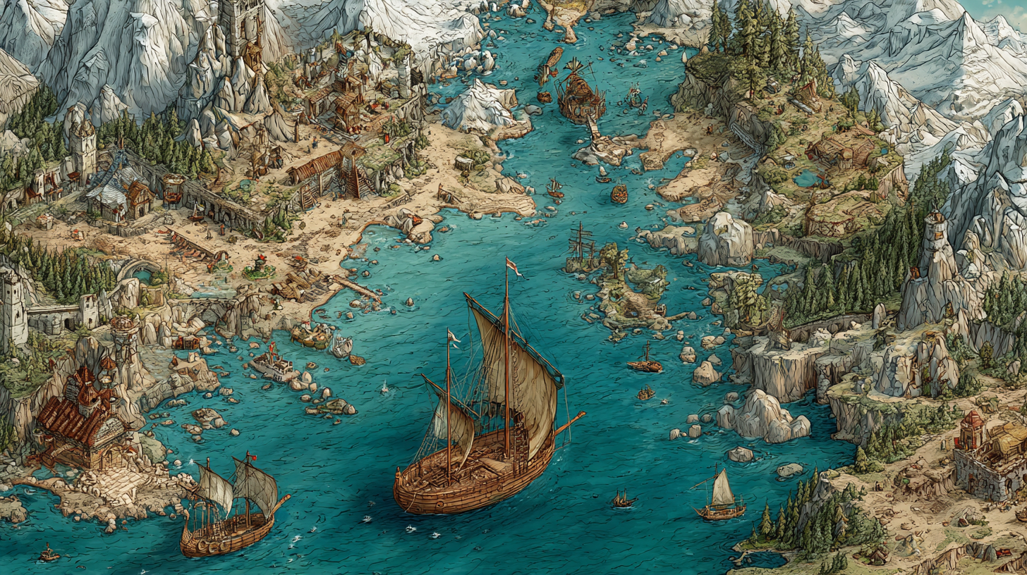 Para onde os vikings realmente foram? Mapa de explorações