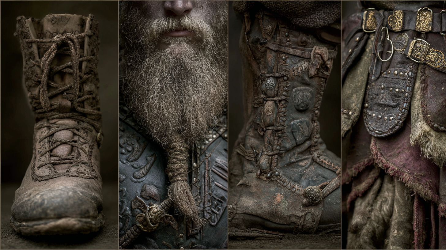 Vestuário de guerra dos vikings: do elmo às botas
