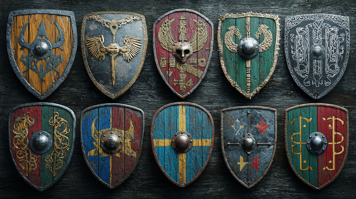 influência viking em bandeiras e brasões modernos